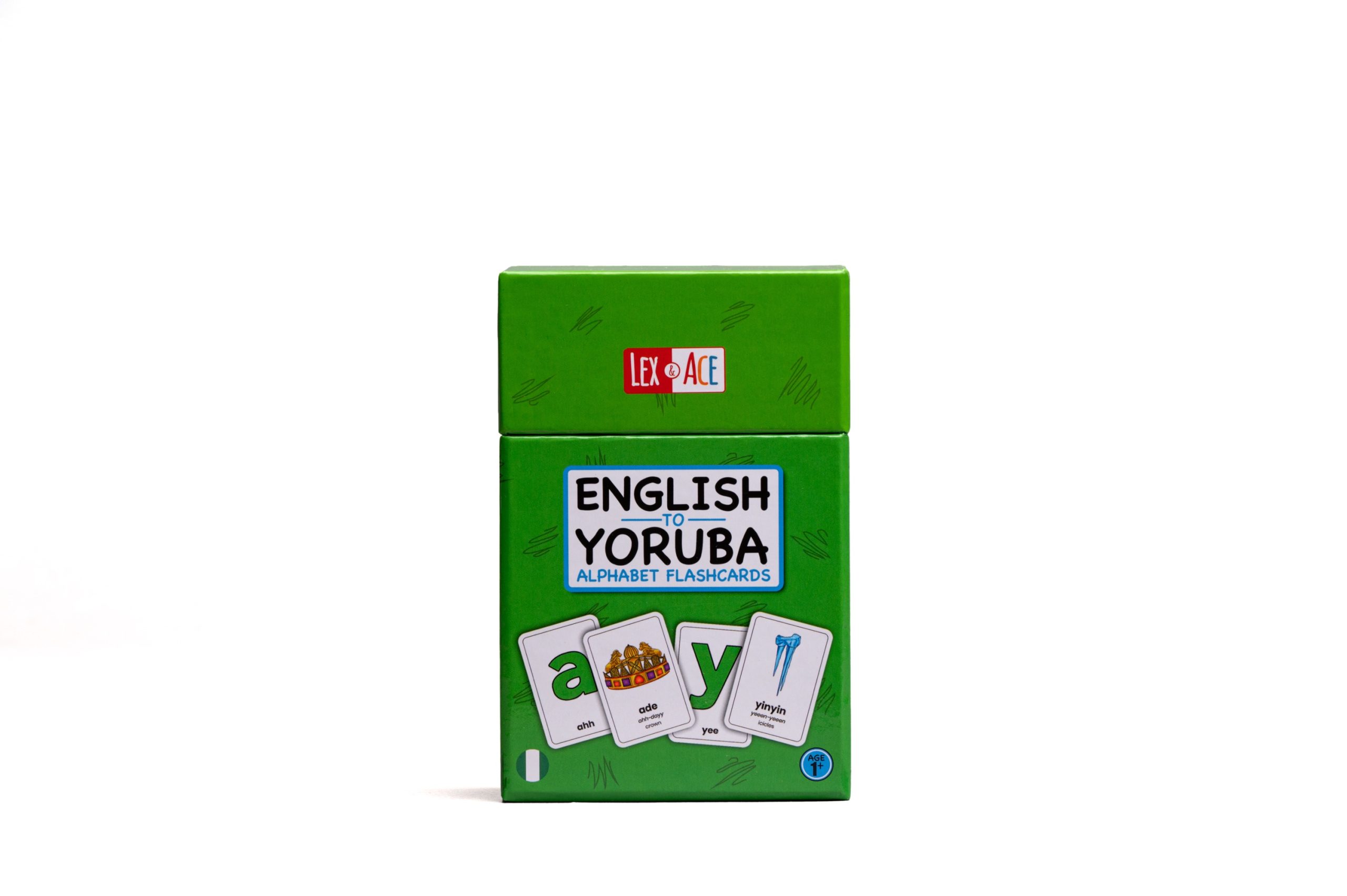 English to Yoruba Alphabet Flashcards