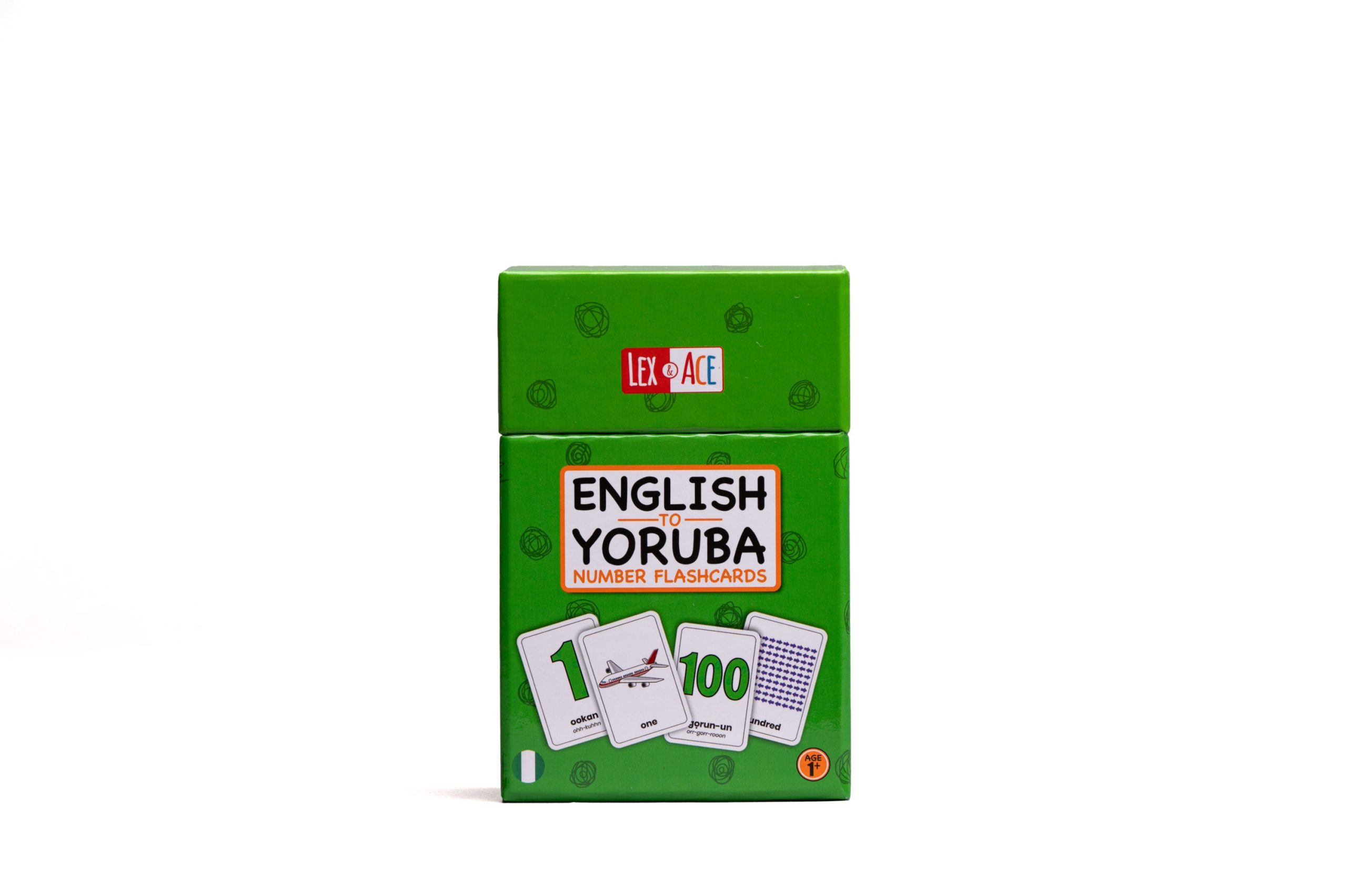 English to Yoruba Number Flashcards